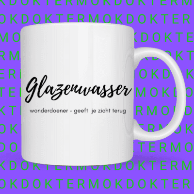 Glazenwasser mok