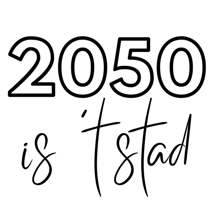 2050 is 't stad mok