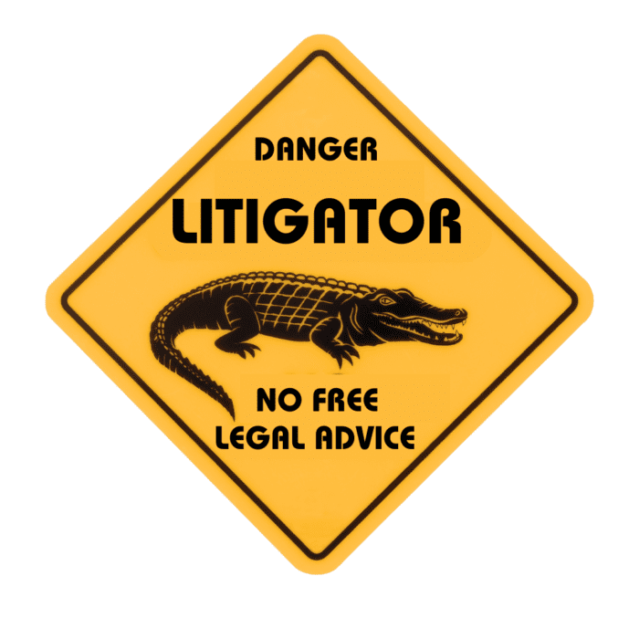 Danger Litigator - advocaat mok